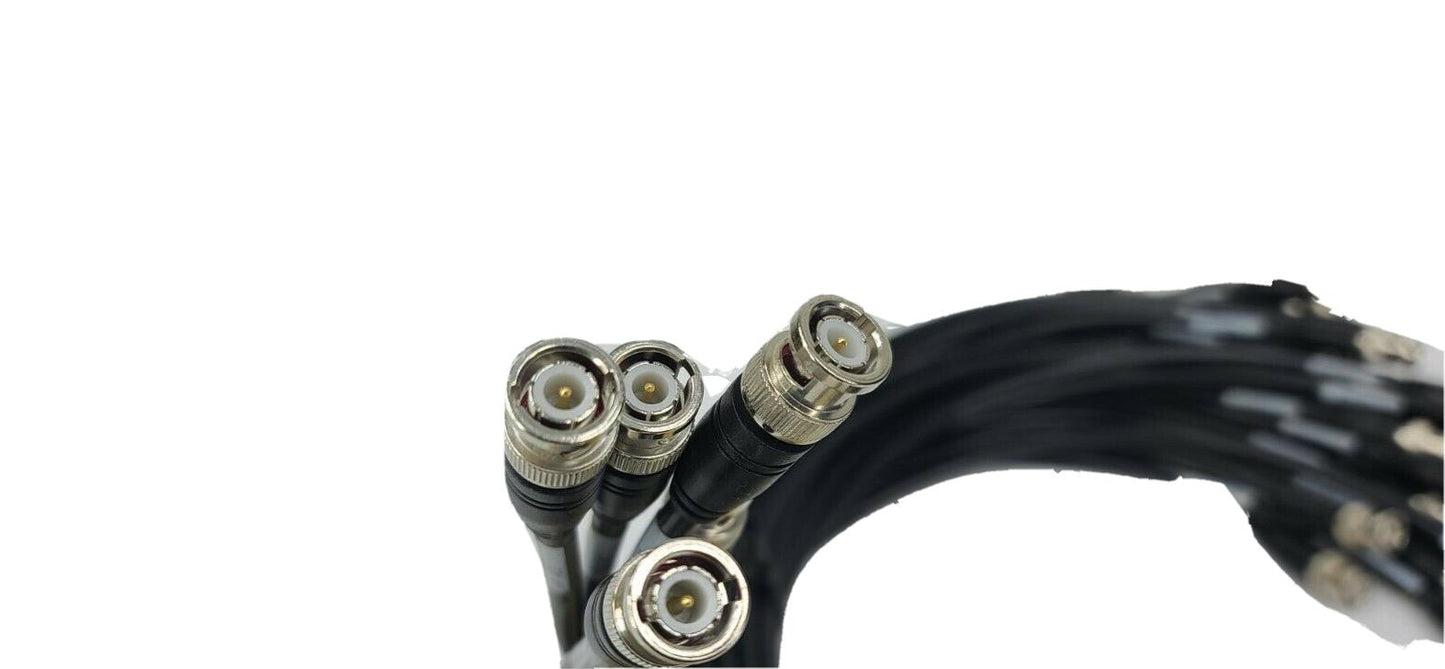 Lot of 5 RG59/U 75 ohm 50cm  BNC Male to BNC Male Coaxial Video Cable