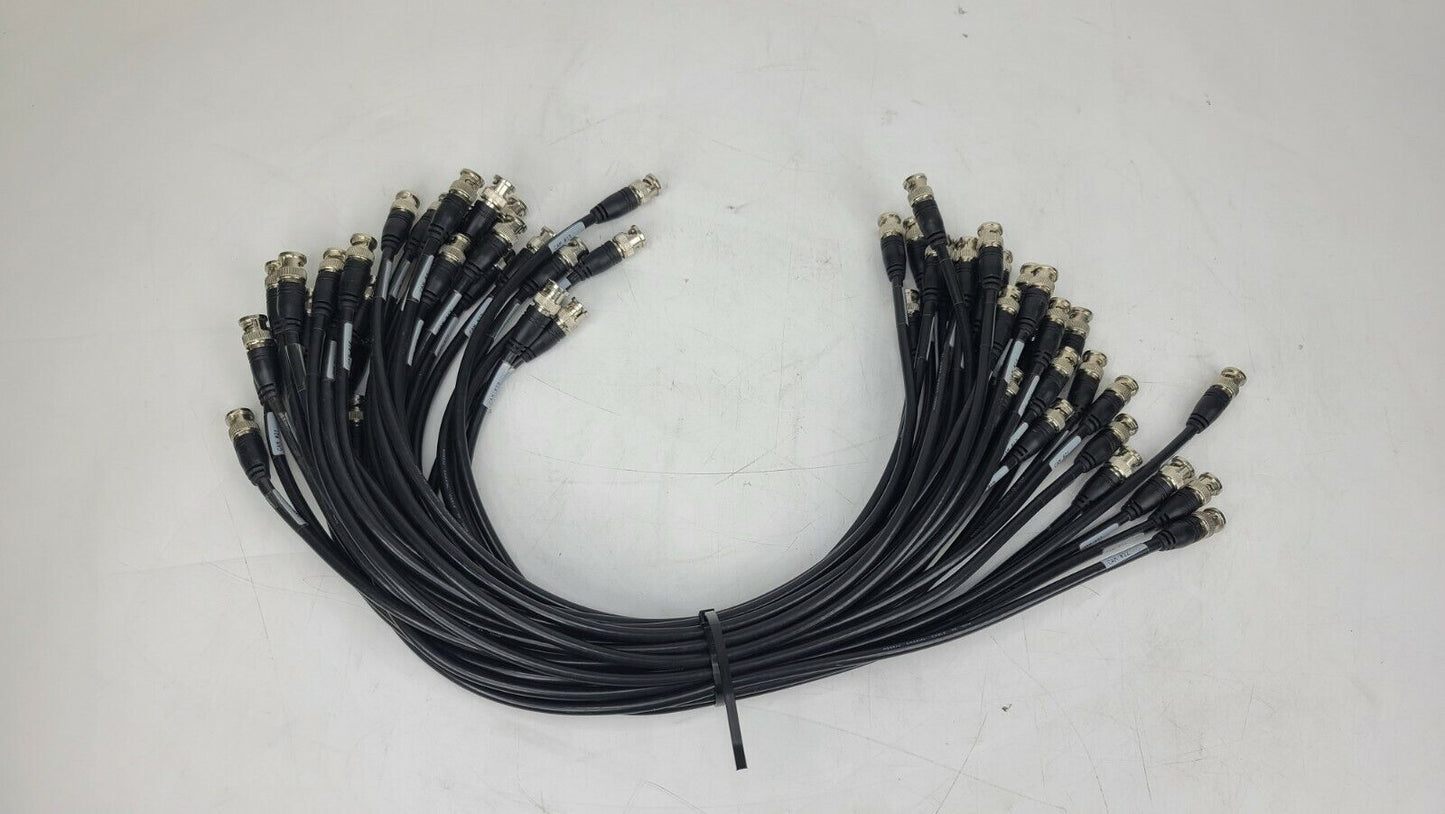 Lot of 5 RG59/U 75 ohm 50cm  BNC Male to BNC Male Coaxial Video Cable