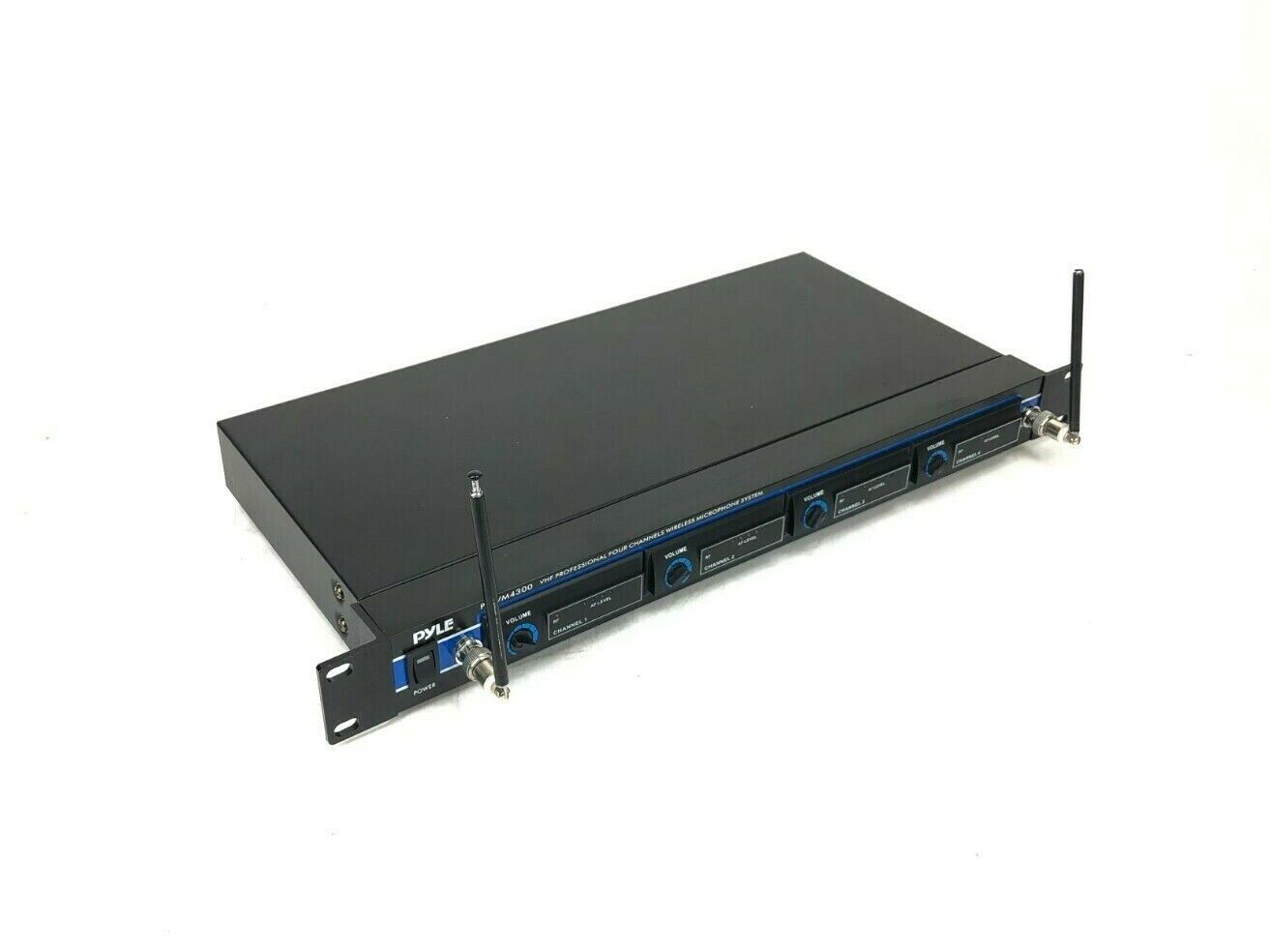 PYLE PDWM4300 VHF Wireless Rack Mount Microphone System