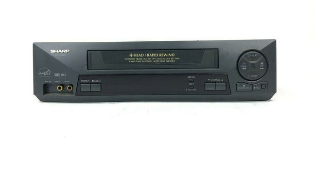 SHARP VC-A593U 4-Head  Rapid Rewind Video Cassette Recorder VHS Player