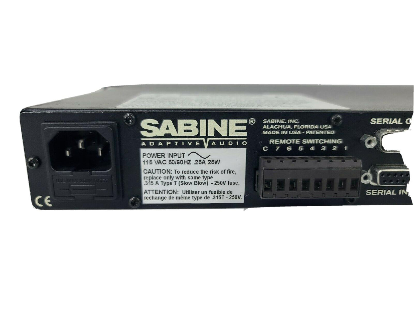 Sabine Adaptive Audio GRAPHI-Q GRQ-3101S For Parts