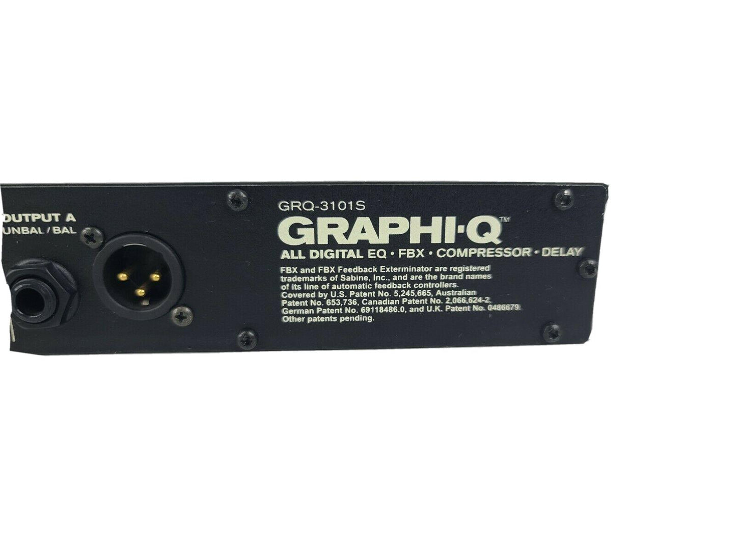 Sabine Adaptive Audio GRAPHI-Q GRQ-3101S For Parts