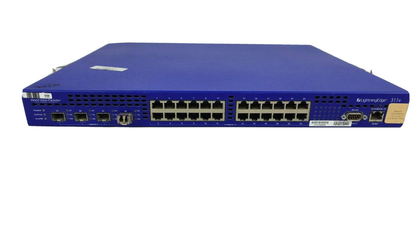 Ciena LightningEdge 311V LEAC-0311VB 24-Port 10/100 Ethernet Switch