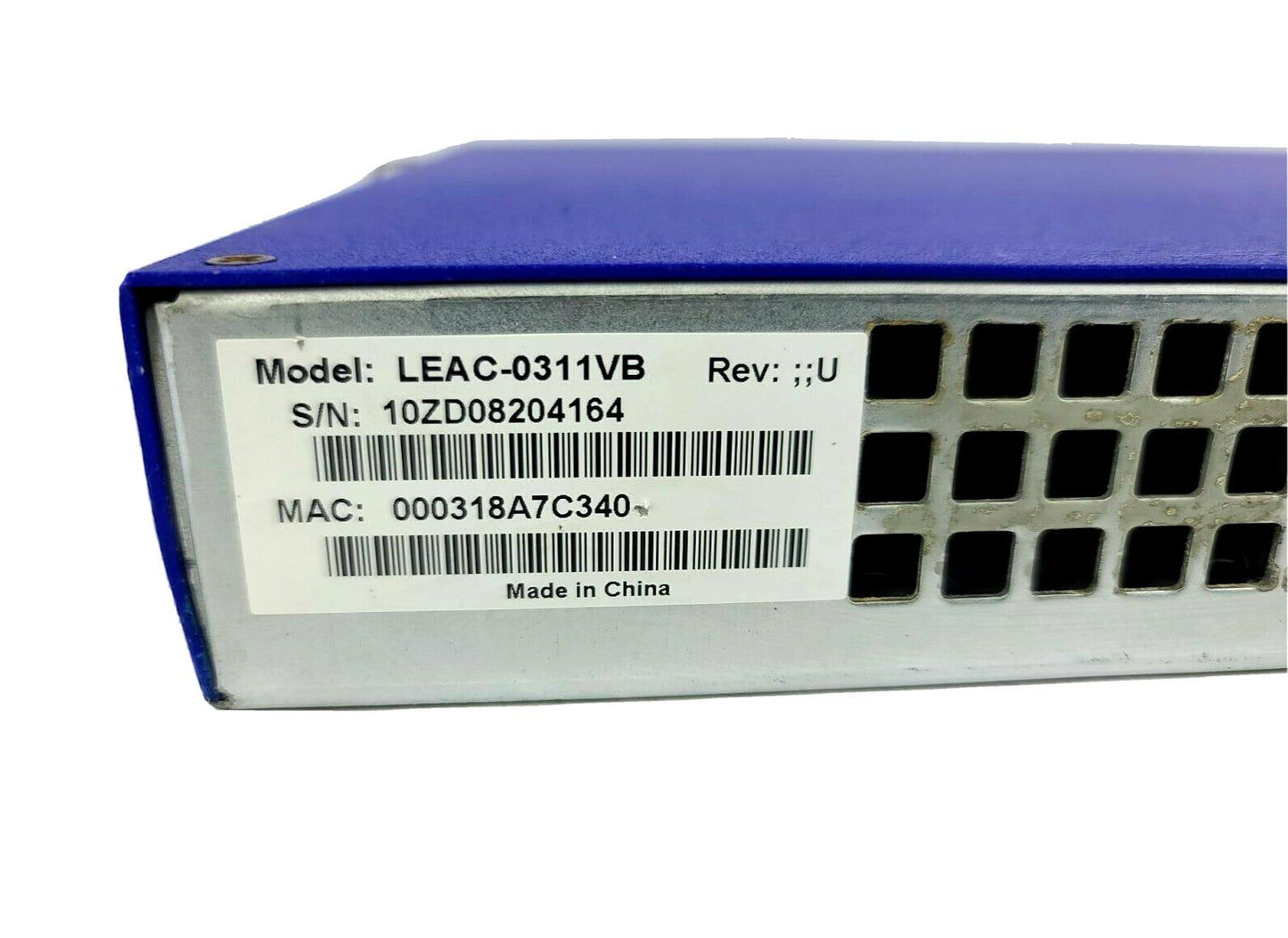 Ciena LightningEdge 311V LEAC-0311VB 24-Port 10/100 Ethernet Switch