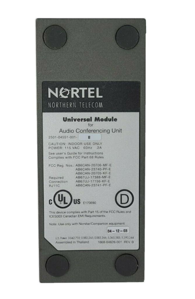 Nortel Polycom Audio Conferencing Unit