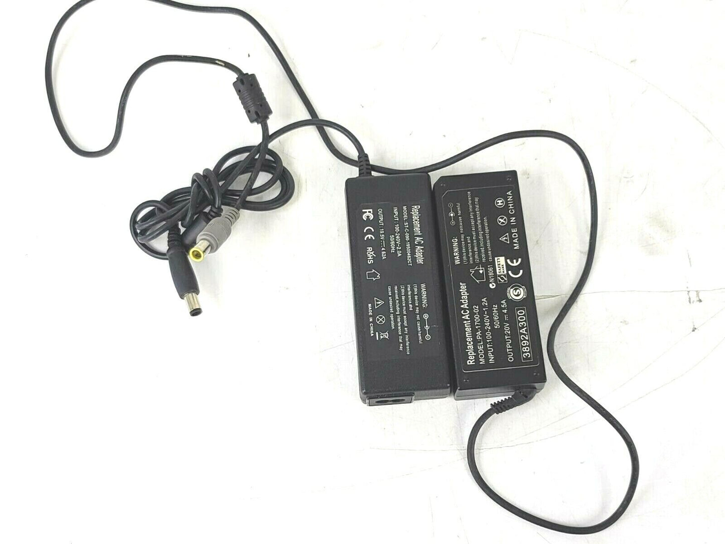 Lot of 2 Replacement  PA-1700-02 AC Adapter for LITEON PA-1650-02 PA-1650-68