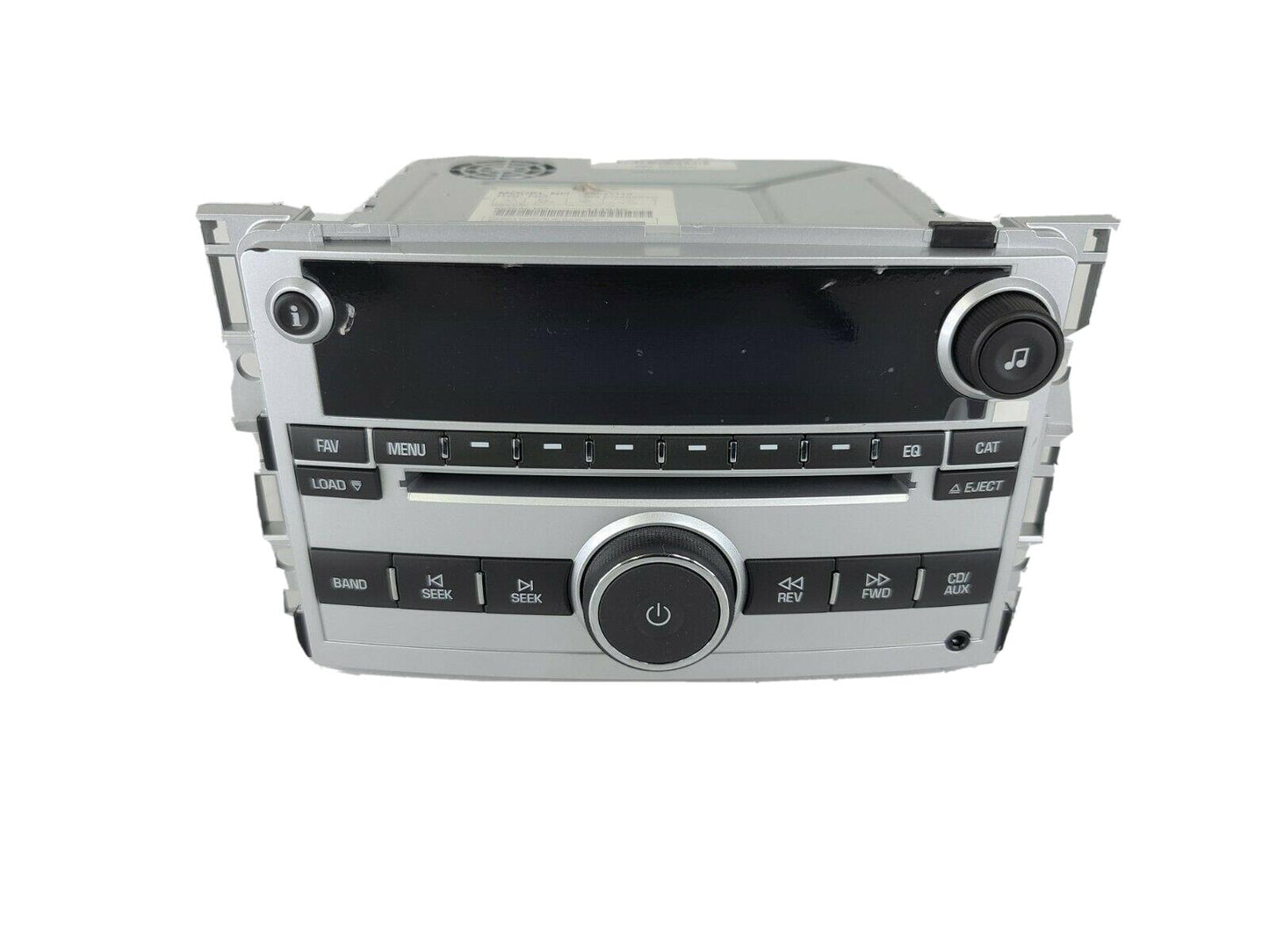 2008-2009 Chevrolet Malibu AM FM Radio 6 Disc Changer AUX CQ-EG4680YC 2584277