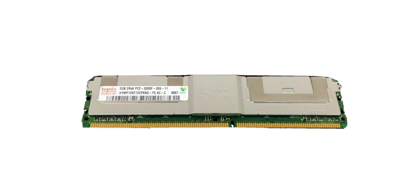 Lot of 3 Hynix 2GB  DDR2 PC2-5300F-555- 2Rx8 HYMP125F72CP8N3-Y5 AC-C  Server RAM