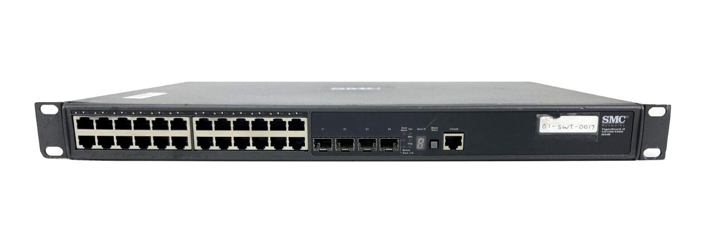 TigerStack II SMC Networks 8824M  24-Port Gigabit Network Switch