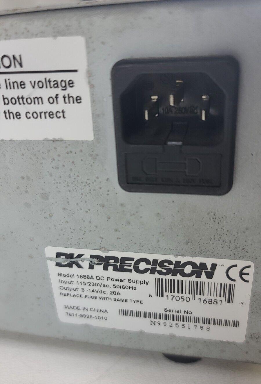 BK Precision 1688A 20A, 3 - 14V DC Power Supply