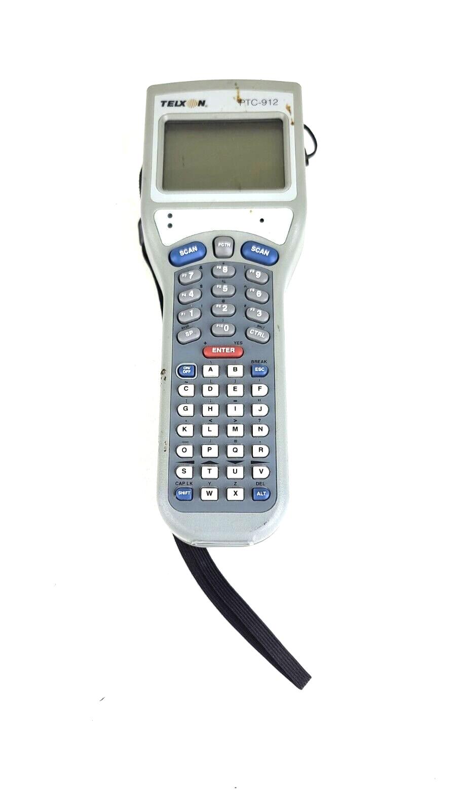 Lot of 2 Gray Telxon PTC-912 Handheld Computer Barcode Scanner