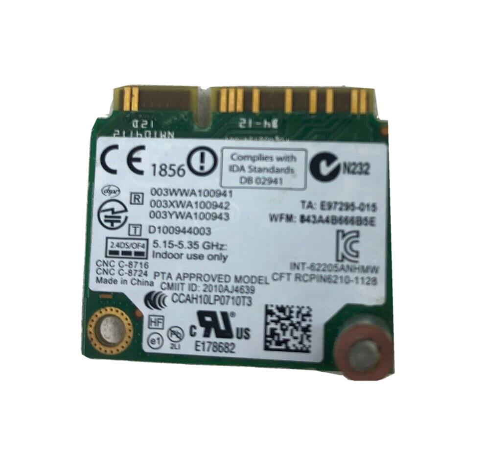 Lot of 6 Intel Centrino Advanced 6205 PCI-E WLAN WiFi Wireless Card  62205ANHMW