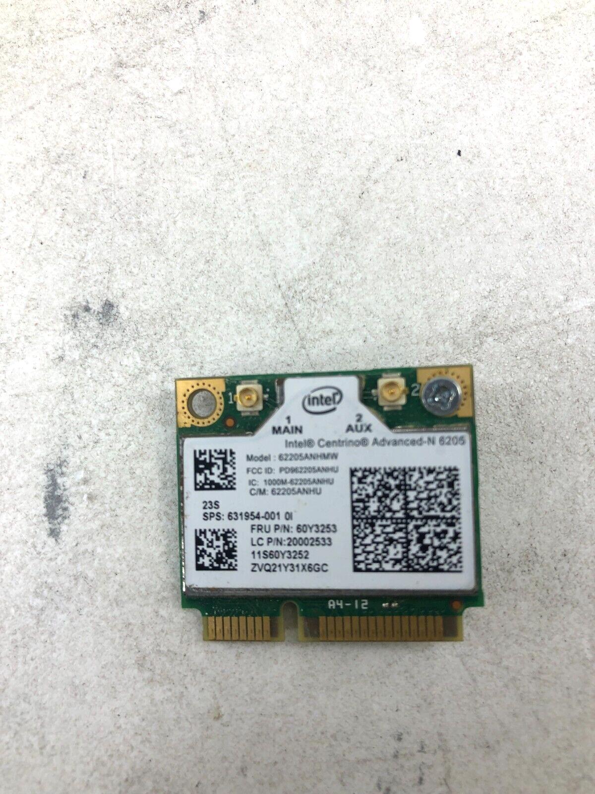 Lot of 6 Intel Centrino Advanced 6205 PCI-E WLAN WiFi Wireless Card  62205ANHMW