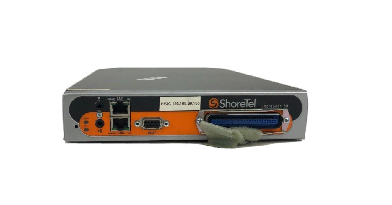 ShoreTel ShoreGear 30 SG-30 Voice Switch ST001 P/N:600-1071-10