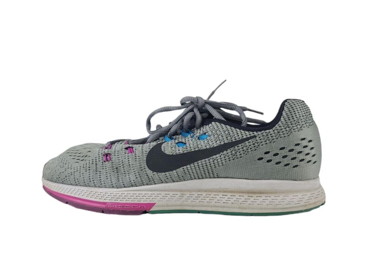 Nike Women's Air Zoom Structure 19 806585-005 Shoe Gray Blue Purple Size 10