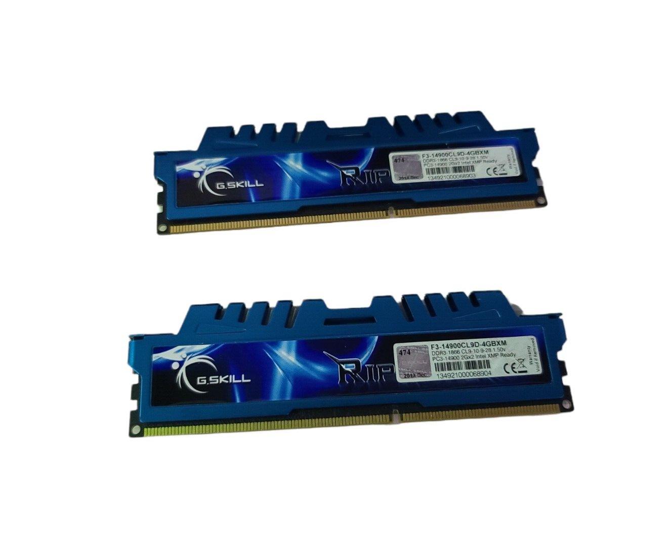 G.Skill F3-14900CL9D-4GBXM 2GBX2 TOTAL 4GB RAM DDR3 1866mhz