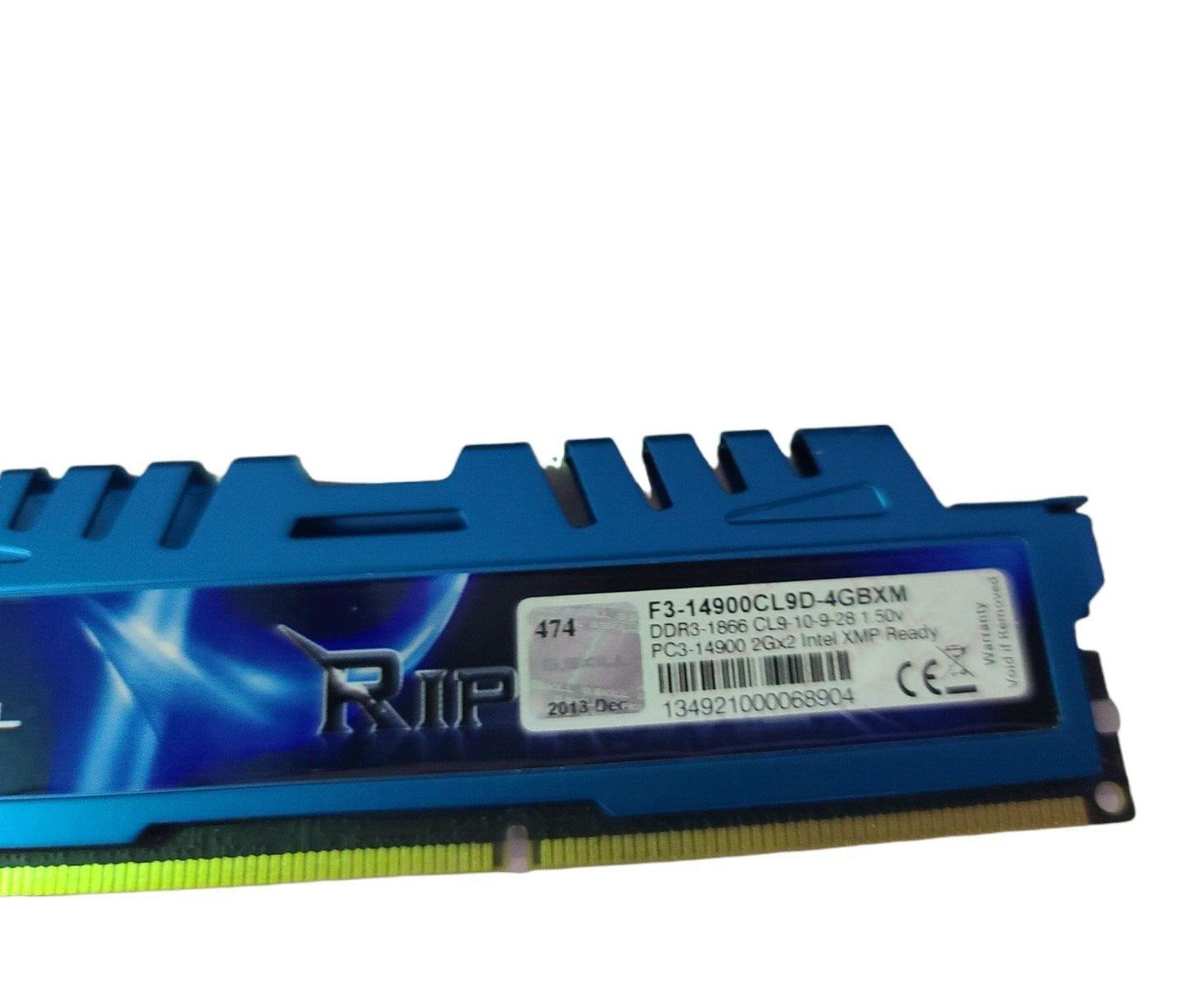 G.Skill F3-14900CL9D-4GBXM 2GBX2 TOTAL 4GB RAM DDR3 1866mhz