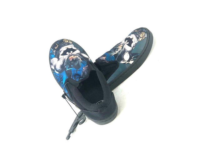 NWT NWOT Men Novelty Casual Canvas Slip On Shoes Batman Black Graphics Hero sz 9