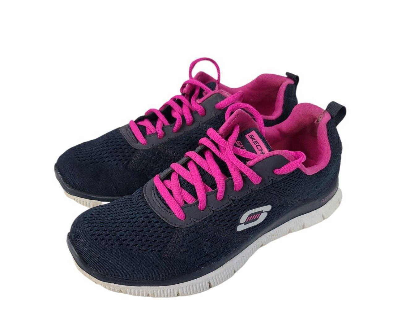 Skechers Flex Sole Size 7.5 US Women's Trainers 12058Color Code Pink & Dark Gray