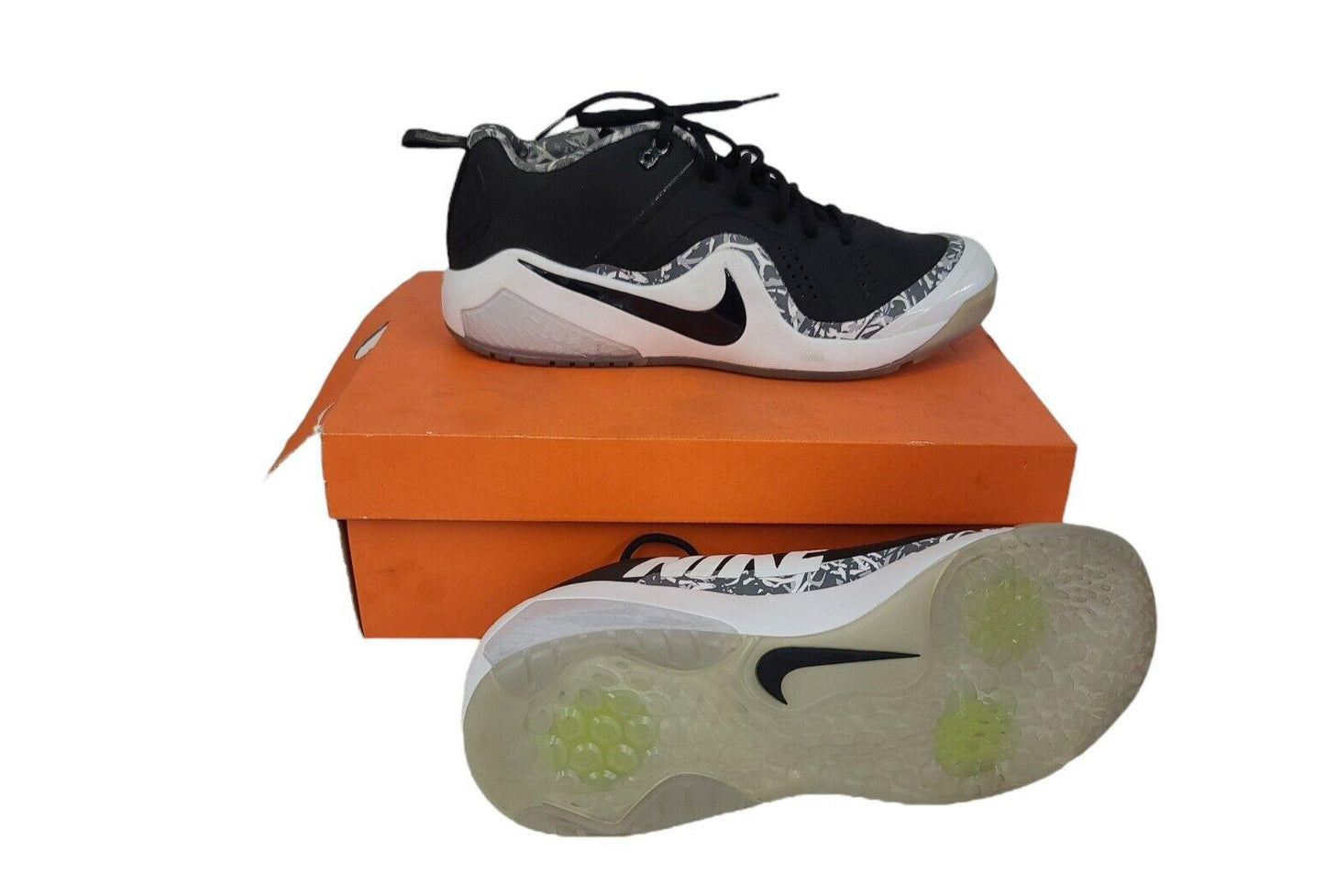 Nike Zoom Trout 4 Force Black-White Trim Size 13 Men's New Open Box