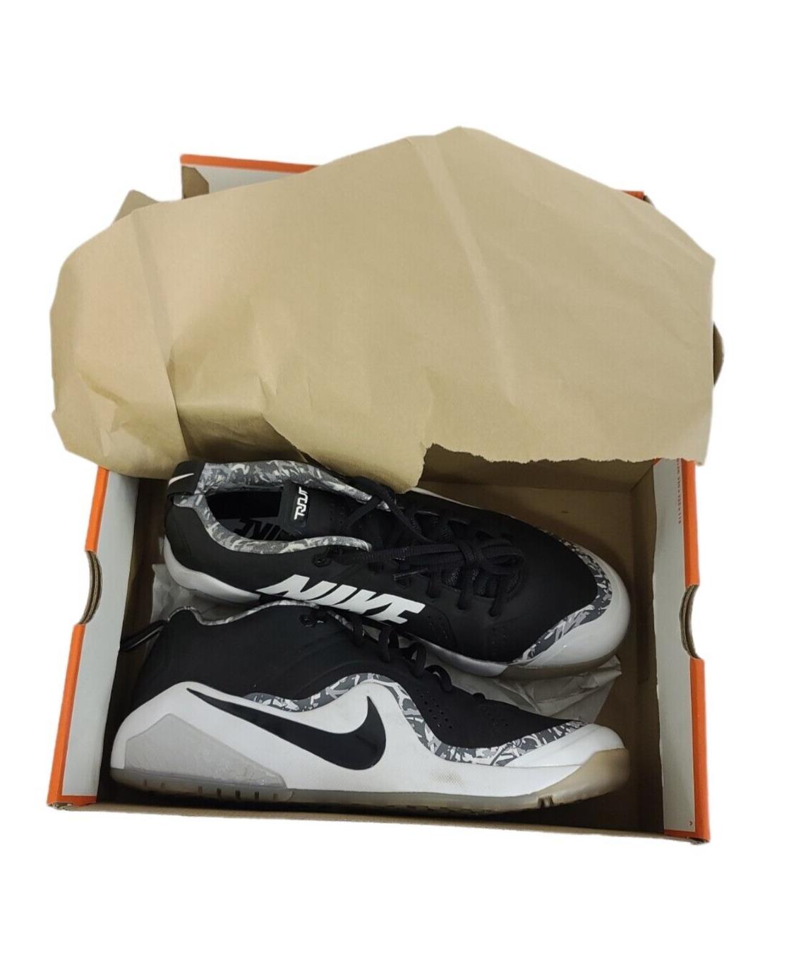 Nike Zoom Trout 4 Force Black-White Trim Size 13 Men's New Open Box