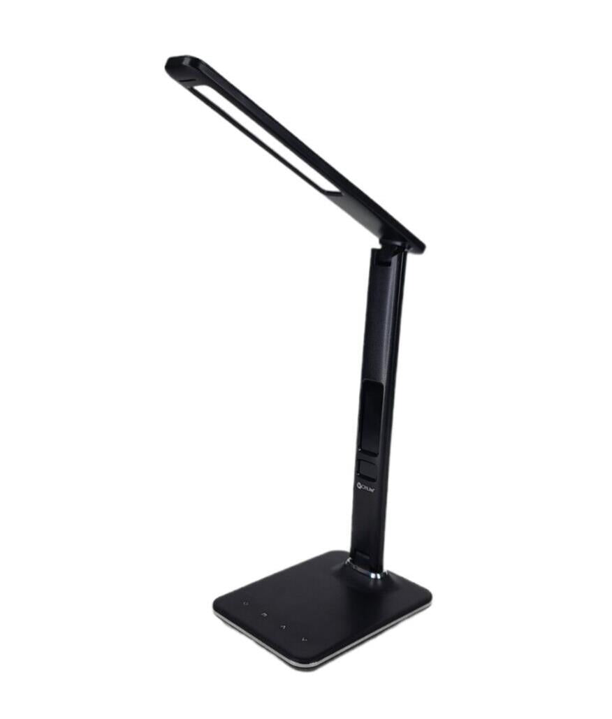 Ottlite Executive Desk Lamp with 2.1A USB Charging Port -BLACK