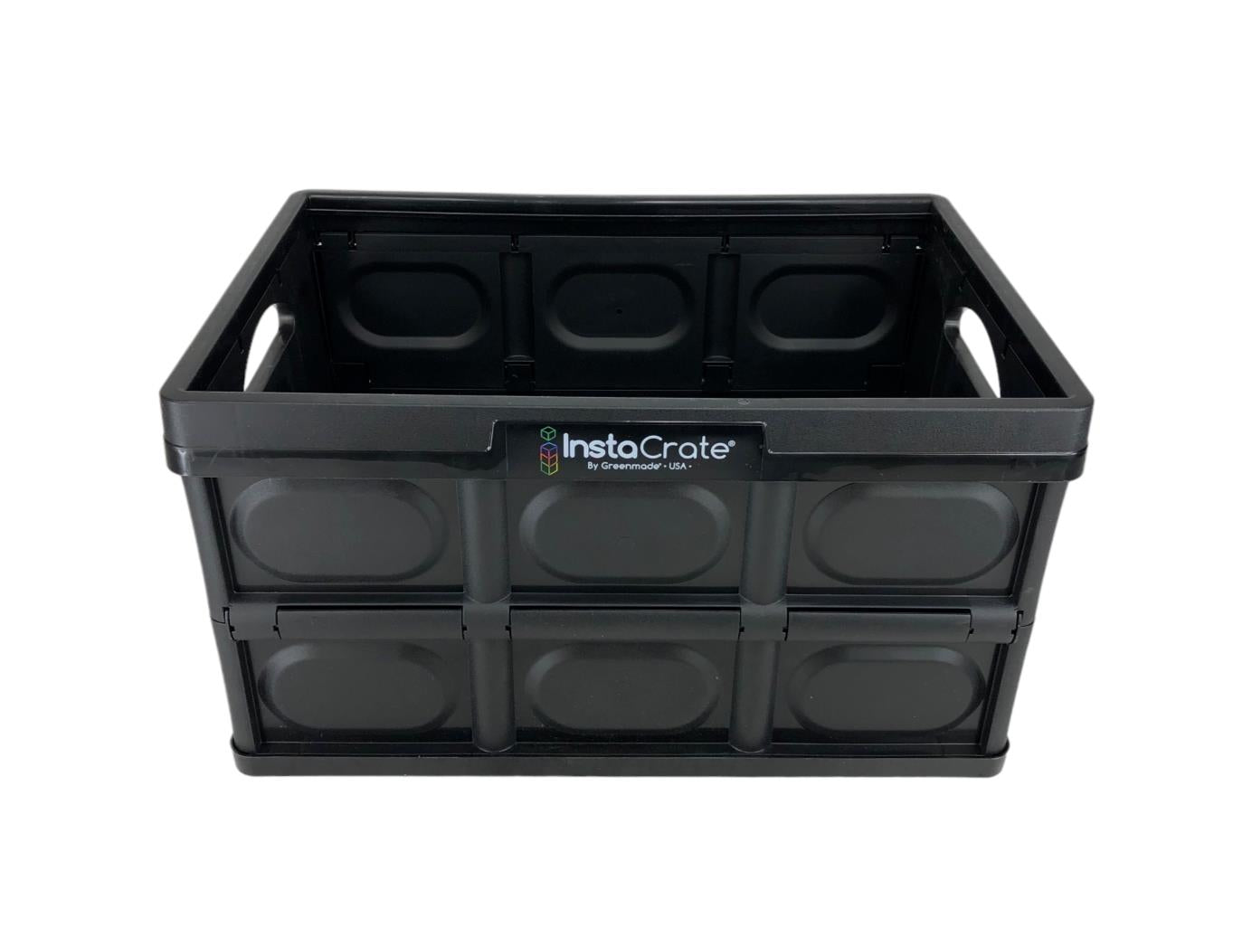 GreenMade InstaCrate Collapsible Storage Container, 12 gal, Black (NEW)