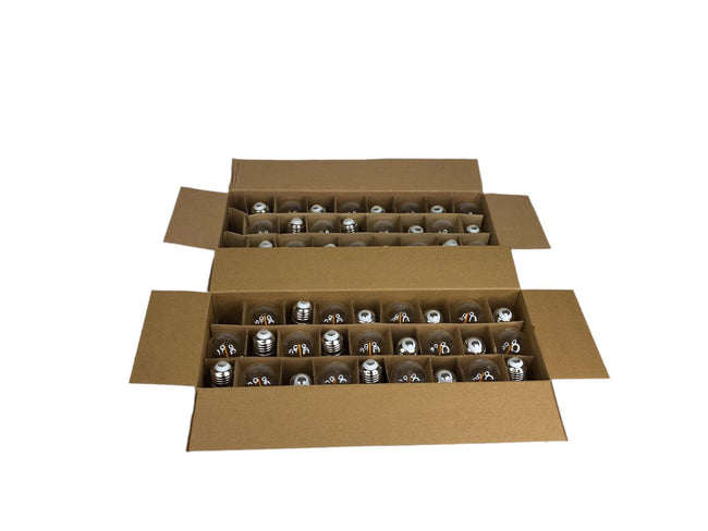 Lot 2 Feit Electric  LED Outdoor String Lights patio lights (50 Bulbs)-Open Box