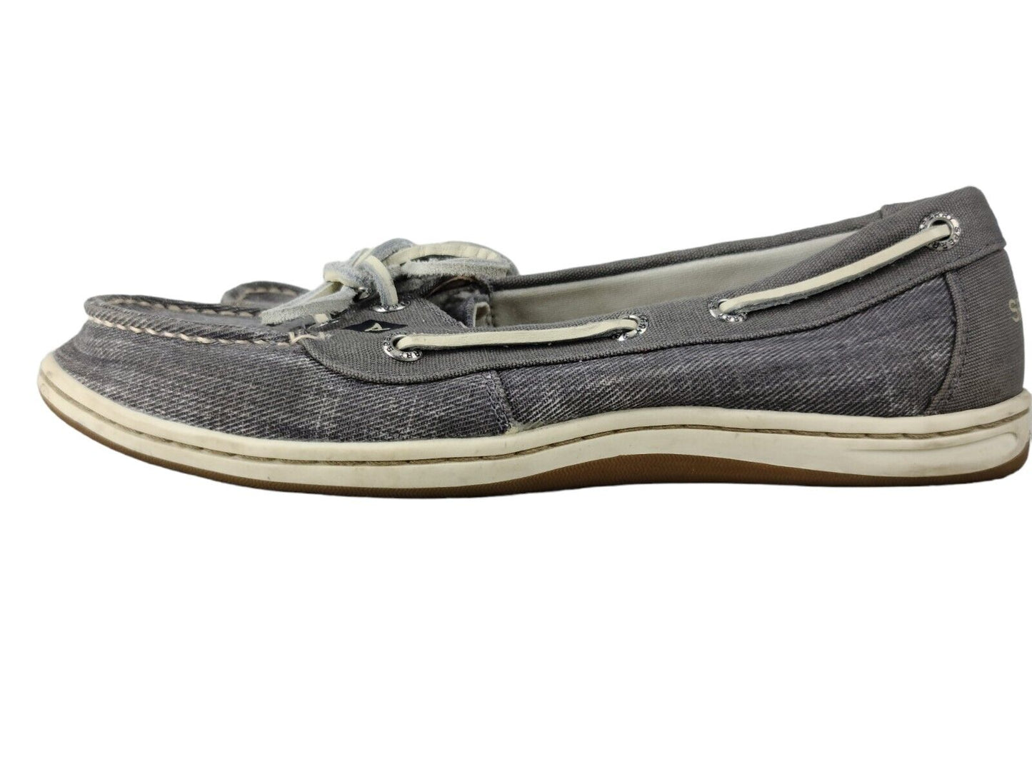 Women's Sperry Filefish Shoes Top-Sider Boat Shoes Flats Grey Size 6.5 STS97242