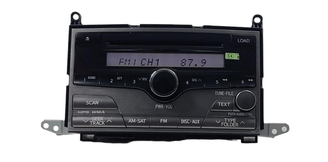 2009 2010 2011 Toyota Venza AM FM Radio WMA 6 Disc CD MP3 Player 86120-0T020