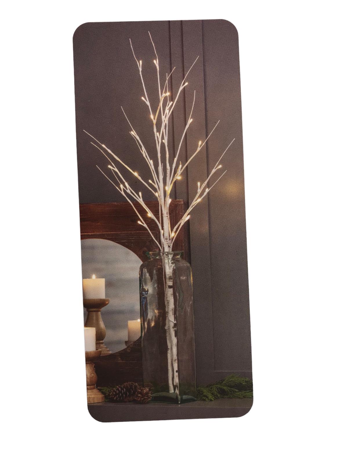 LED Birch Branch Pack Of 2 Branches -  Holiday Decor - FREE SHIPPING