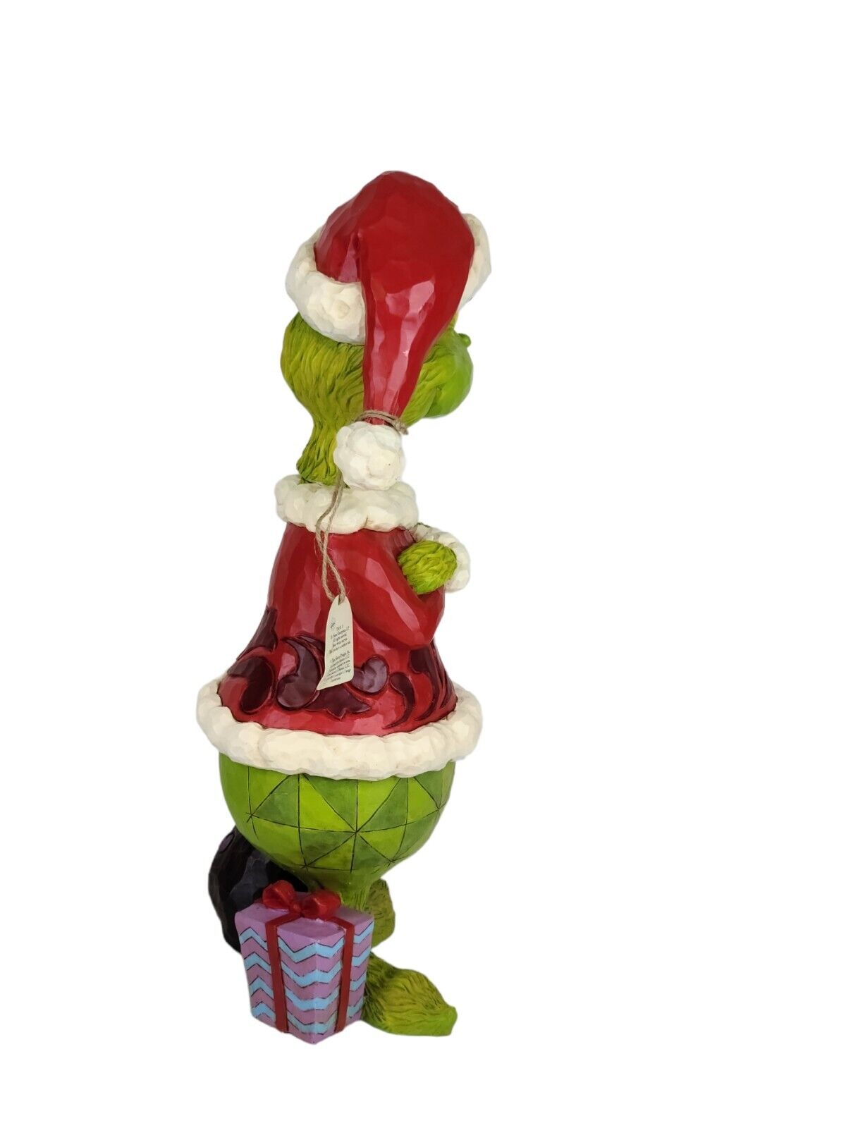 Jim Shore Christmas Grinch with Arms Crossed Dr. Seuss 20" Resin Statue Figurine