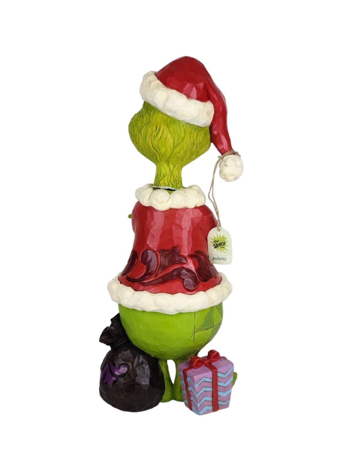 Jim Shore Christmas Grinch with Arms Crossed Dr. Seuss 20" Resin Statue Figurine