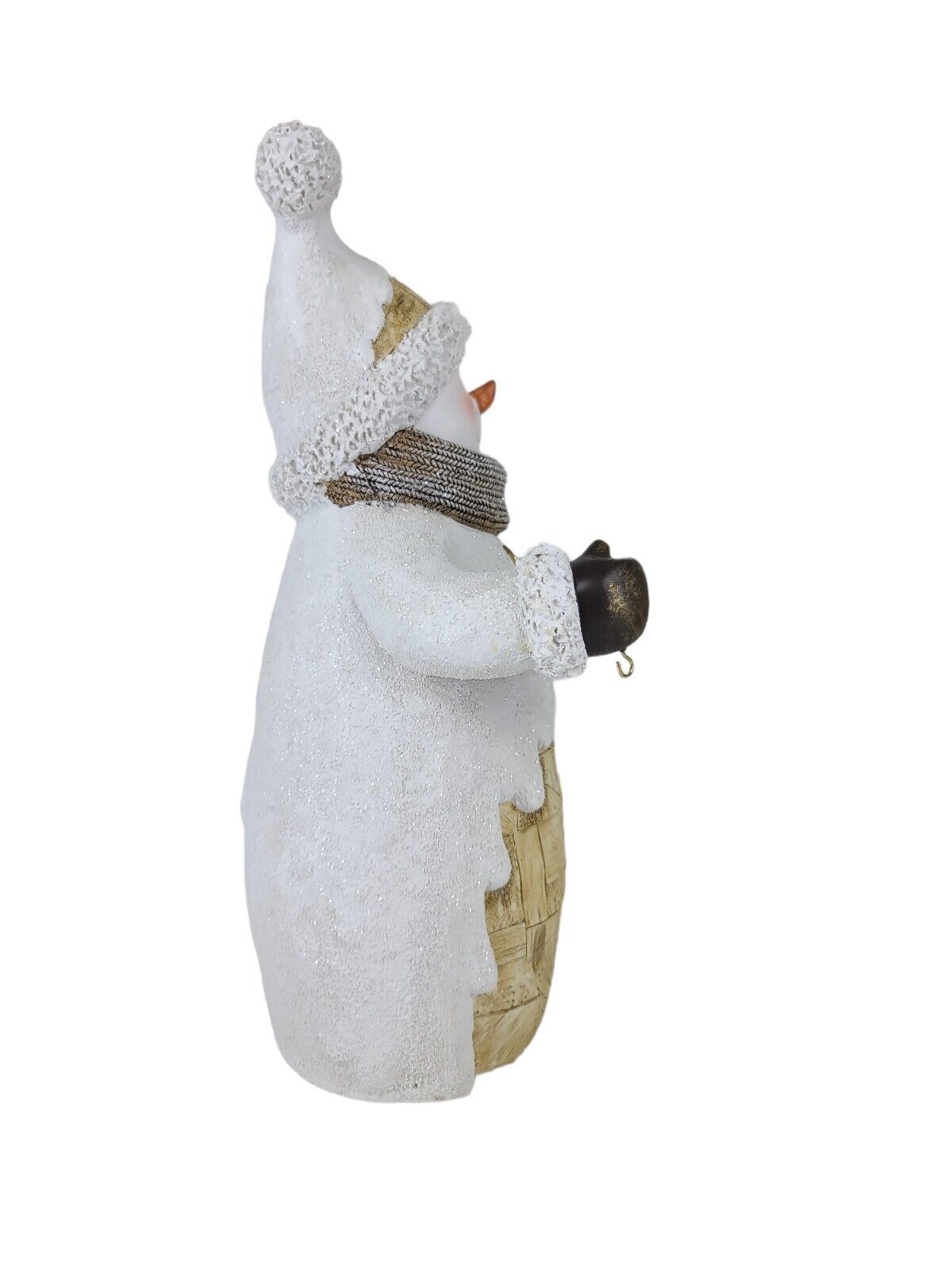 Holiday Snowman with Lantern LED Light Up 17 Inch - NEW