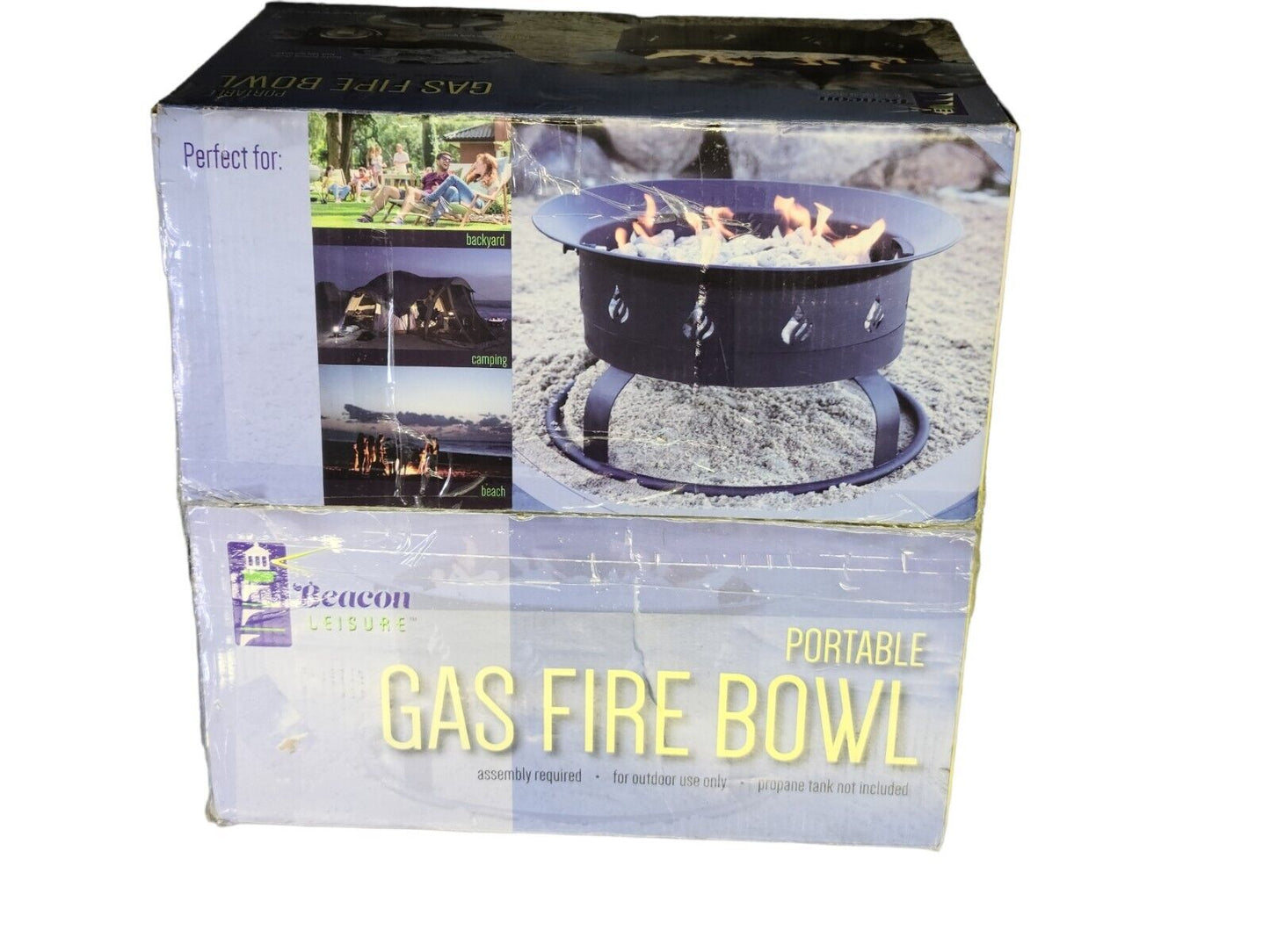 Beacon Leisure 18.5" Portable Gas Fire bowl - 1480622