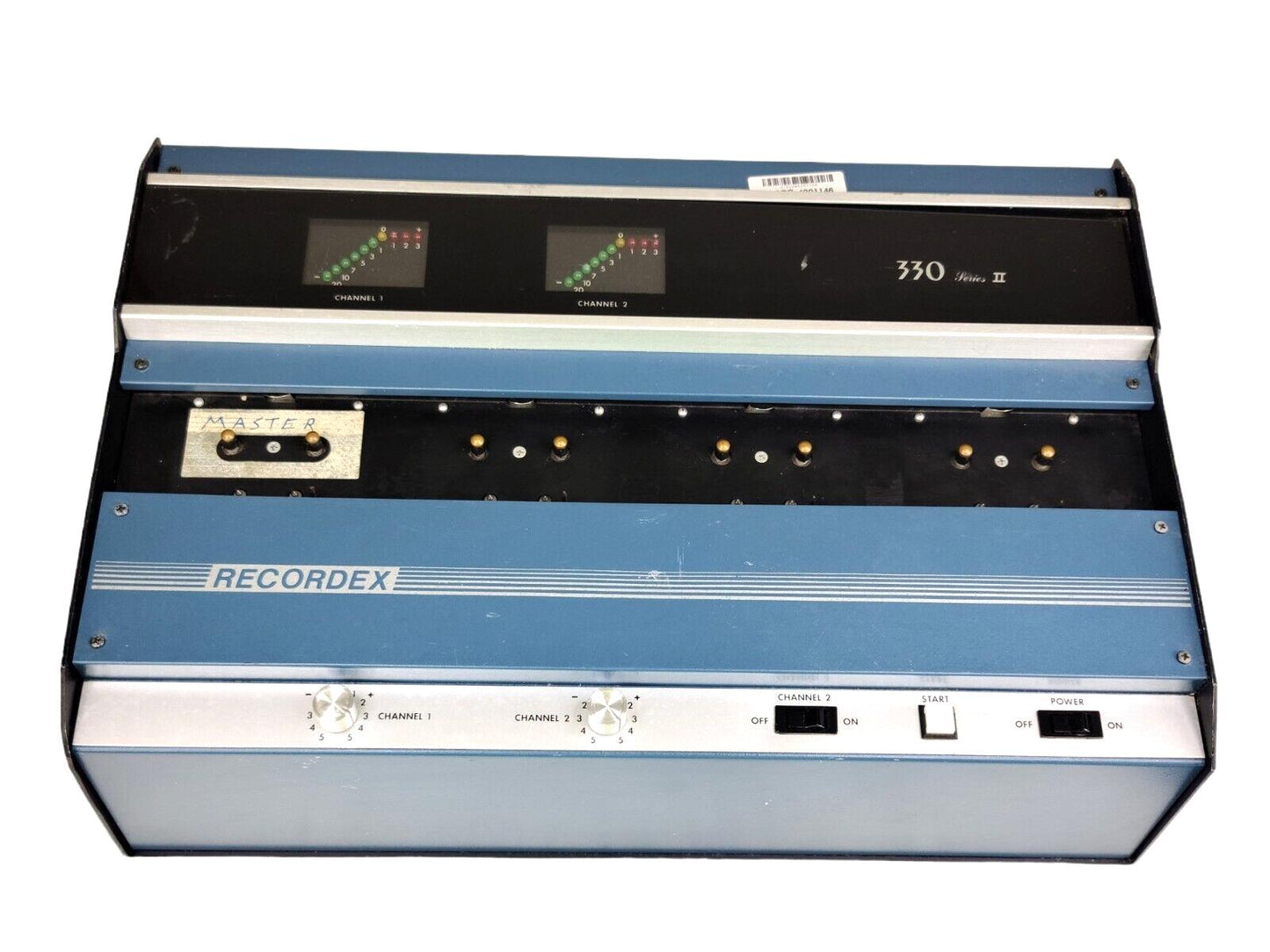 Recordex Model 330 Series II Cassette Tape Duplicator Triplicator Recorder