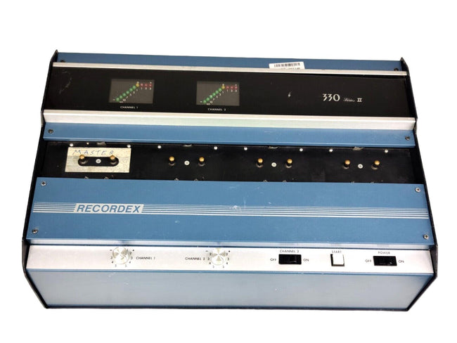 Recordex Model 330 Series II Cassette Tape Duplicator Triplicator Recorder