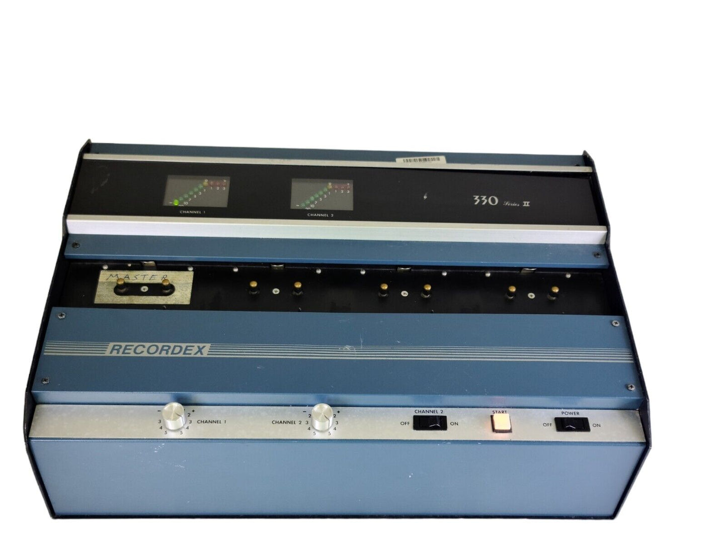 Recordex Model 330 Series II Cassette Tape Duplicator Triplicator Recorder