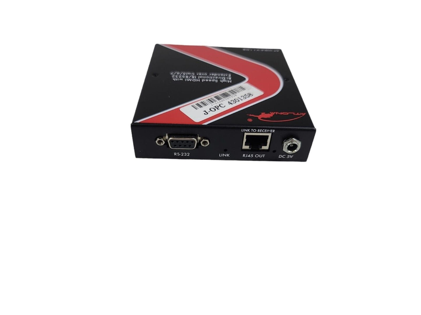 Atlona AT-HD4-V110SR High Speed HDMI w/Bi-Direction IR/RS232 Extender Cat5/6/7