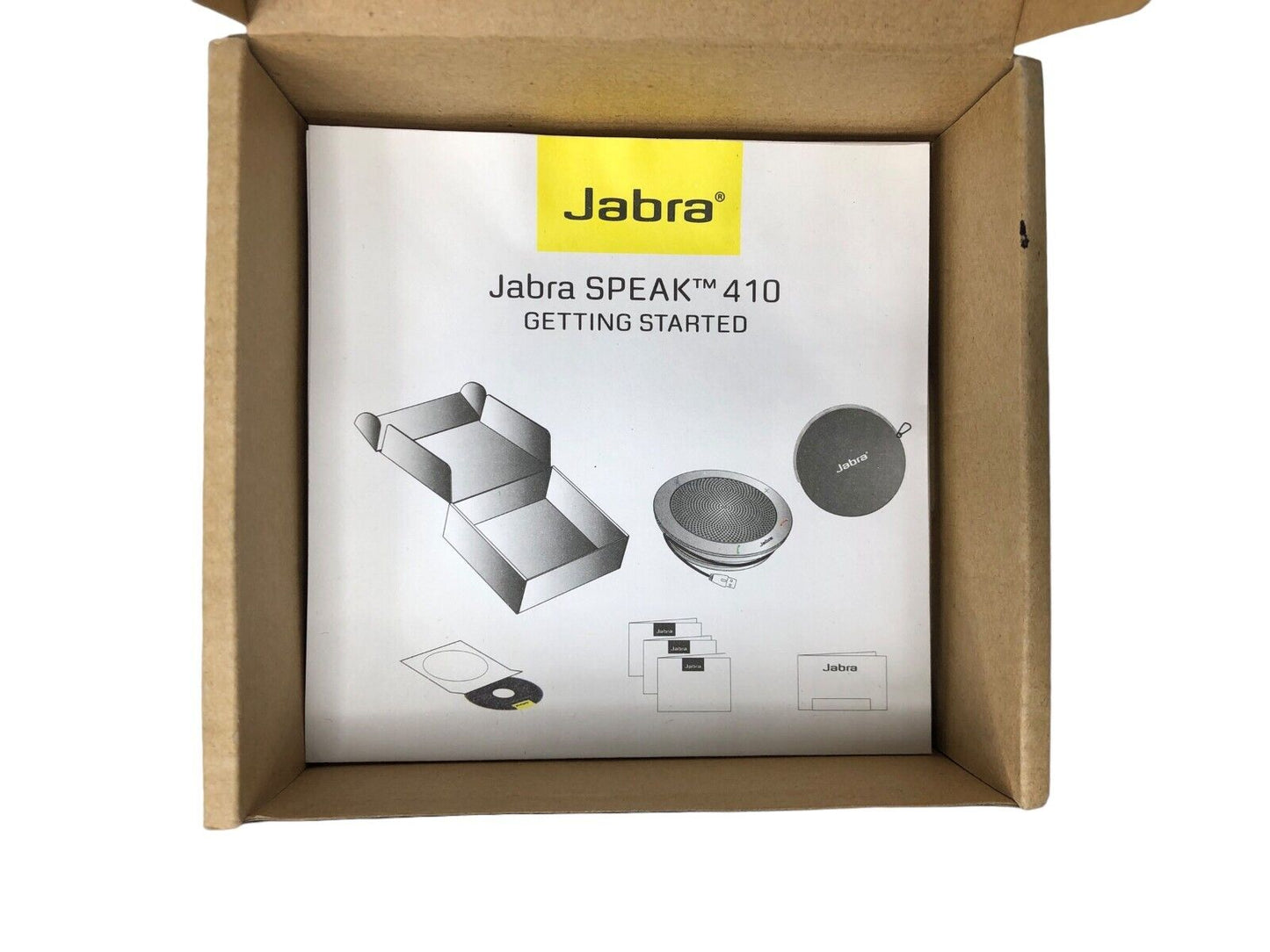 Jabra Speak 410 HD Voice Speakerphone 7410-209 Connects to PC - Open Box