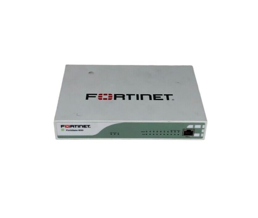 Fortinet Fortigate FG-60D Firewall Network Security Appliance