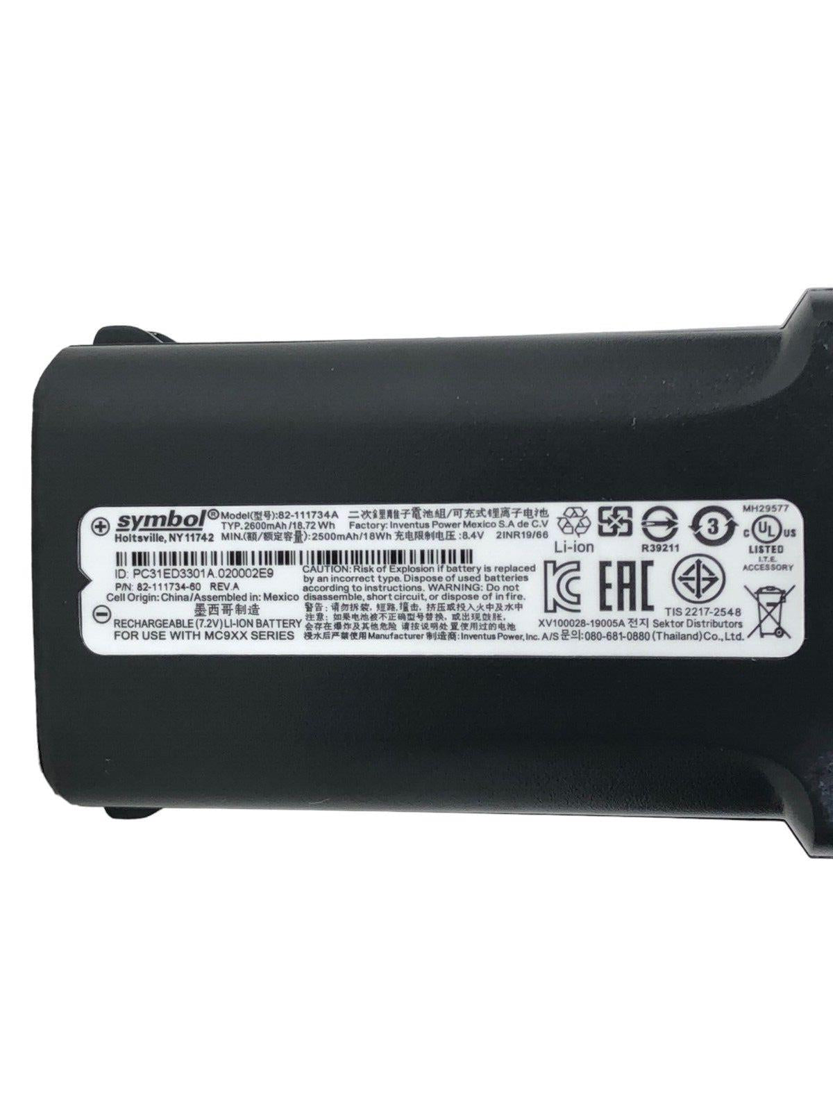 Symbol Battery BTRY-MC9X-26MA-01 MC9000 2600mAh Single Pack Spare