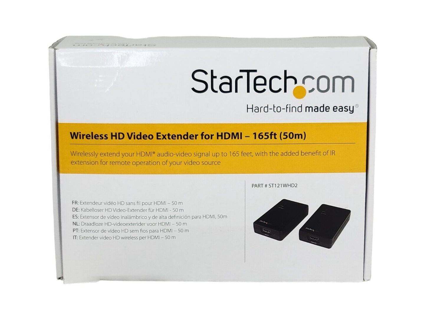 StarTech.com HDMI over Wireless Extender - 1080p (ST121WHD2)