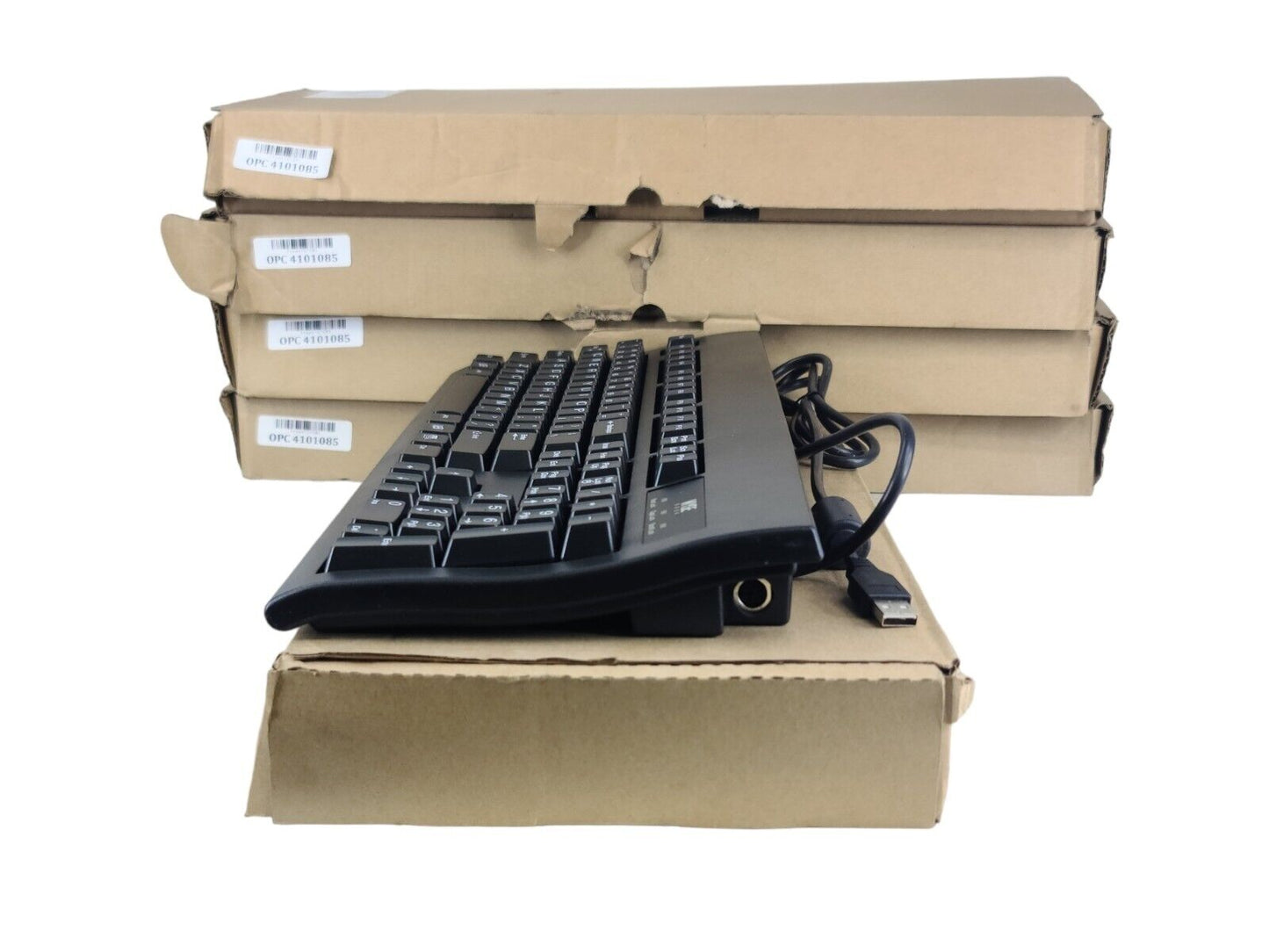 Lot of 5 NEW Genuine WYSE Keyboard Black USB PS2 Port 901716-06L