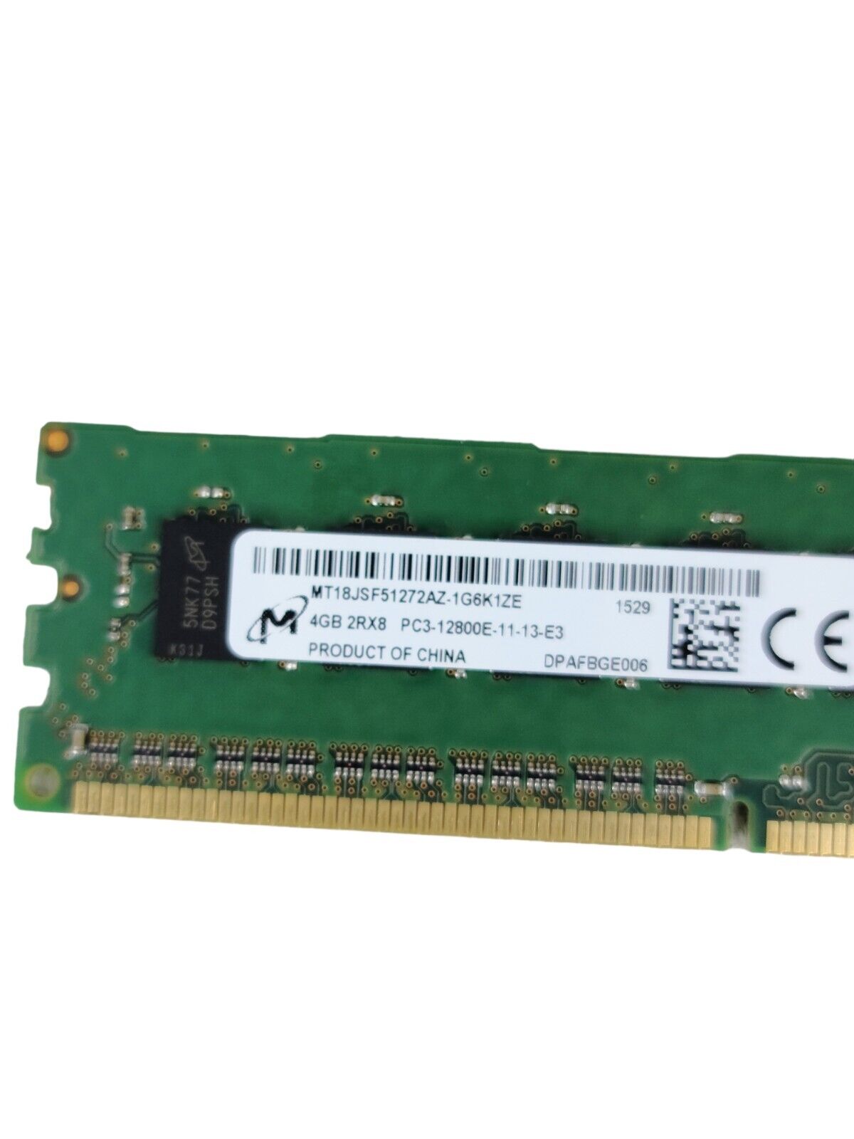 2*4GB MT18JSF51272AZ-1G6K1 ECC (8GB) RAM