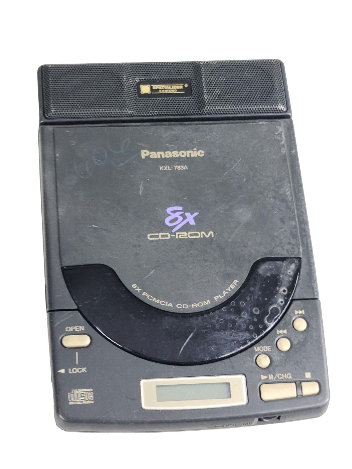 Panasonic KXL-783A Black Spatializer Speaker 8X PCMCIA CD ROM Player