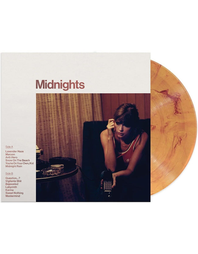 Taylor Swift - Midnights LP Blood Moon Marbled Vinyl Record