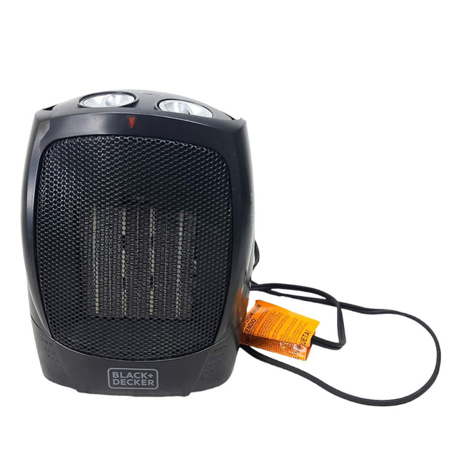 BLACK+DECKER Black Personal Ceramic Indoor Heater & Fan with 4 Settings