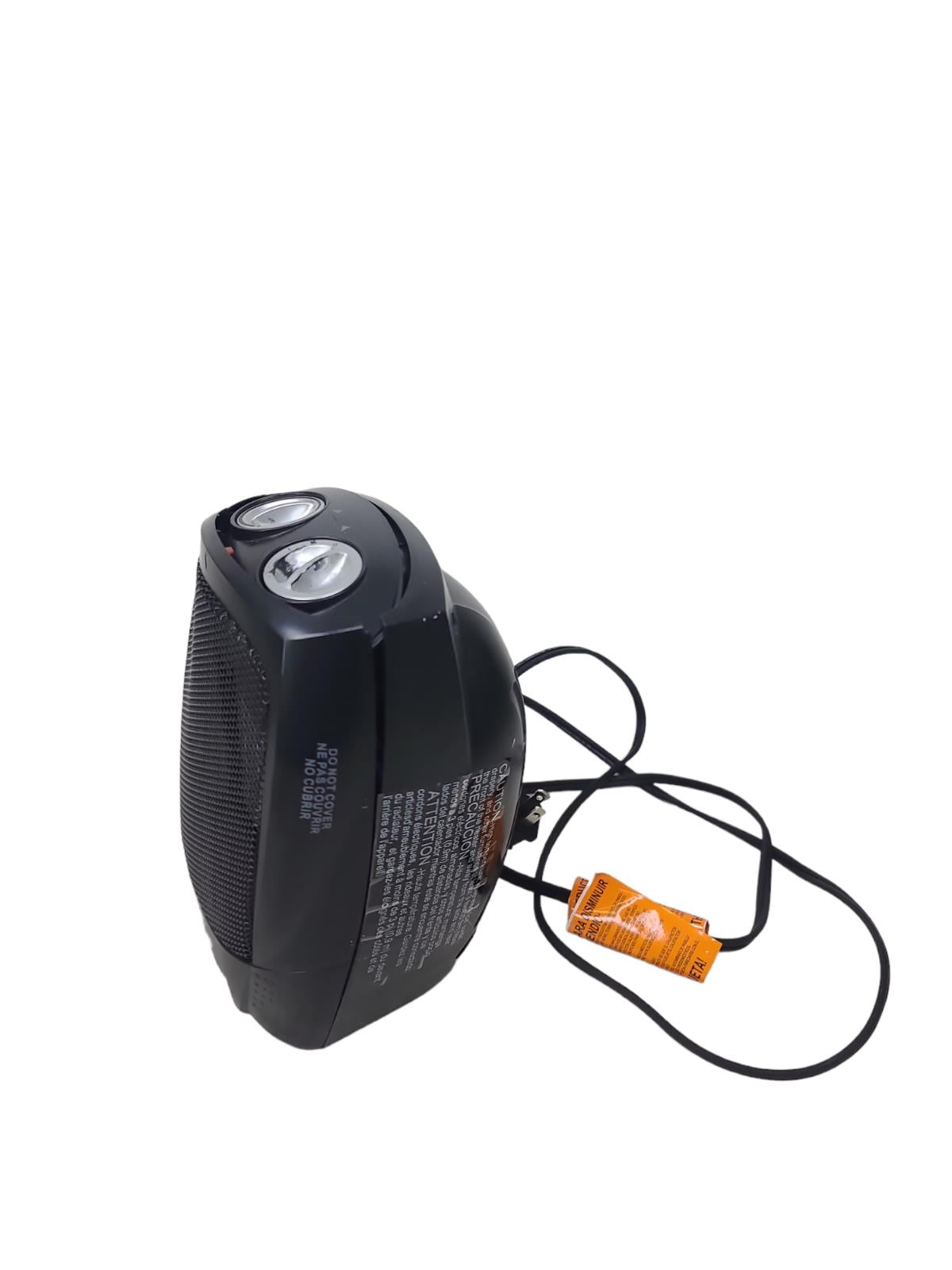 BLACK+DECKER Black Personal Ceramic Indoor Heater & Fan with 4 Settings