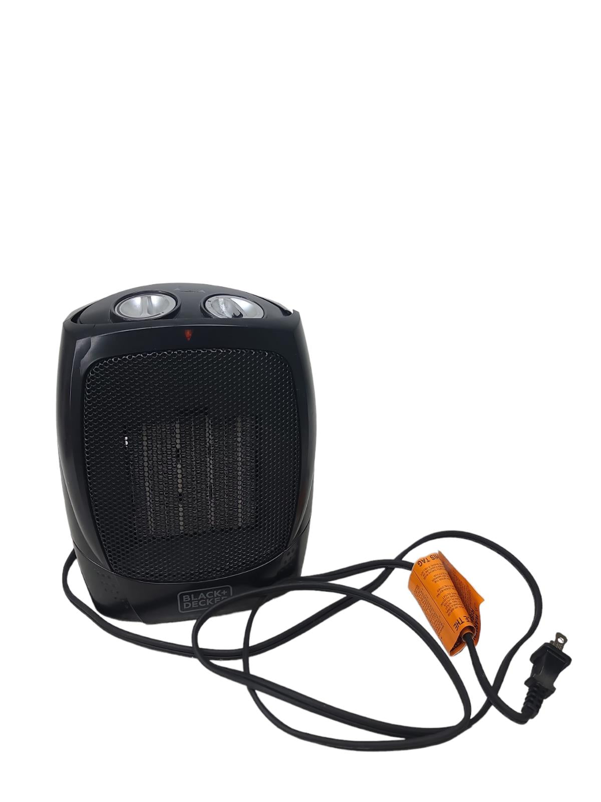 BLACK+DECKER Black Personal Ceramic Indoor Heater & Fan with 4 Settings